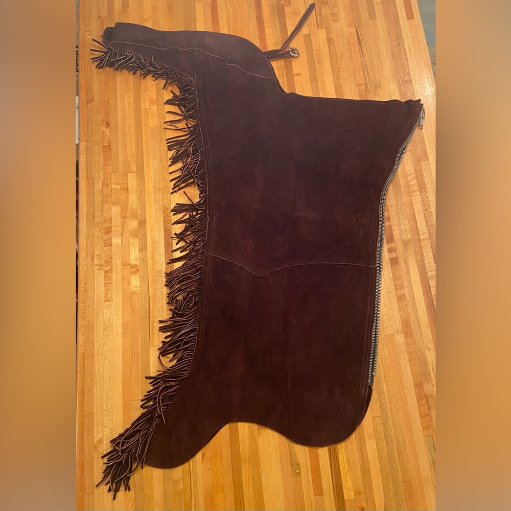 Brown Western Chaps